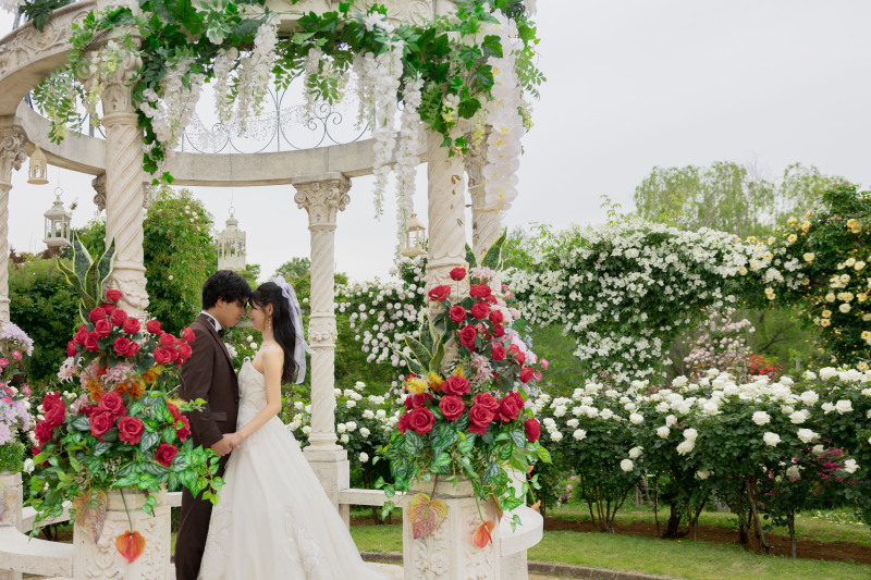 オブジェの下で！