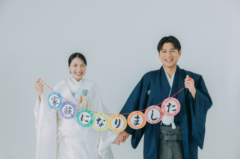 和装でシンプルナチュラルに。