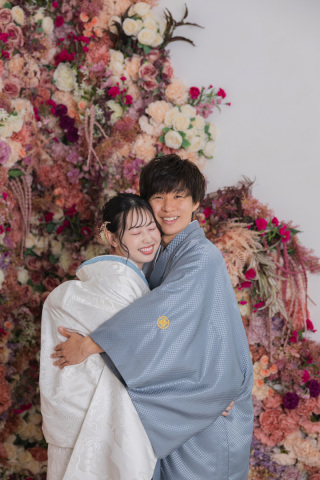 ブルーコーデで可愛く！