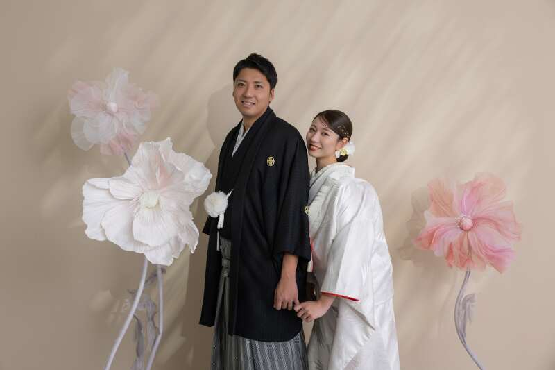 ジャイアントフラワーを添えて