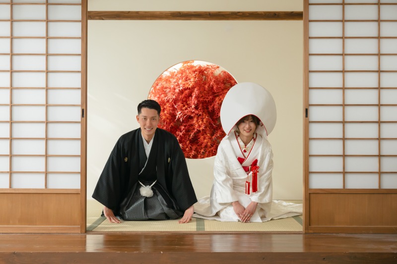 お辞儀ショット