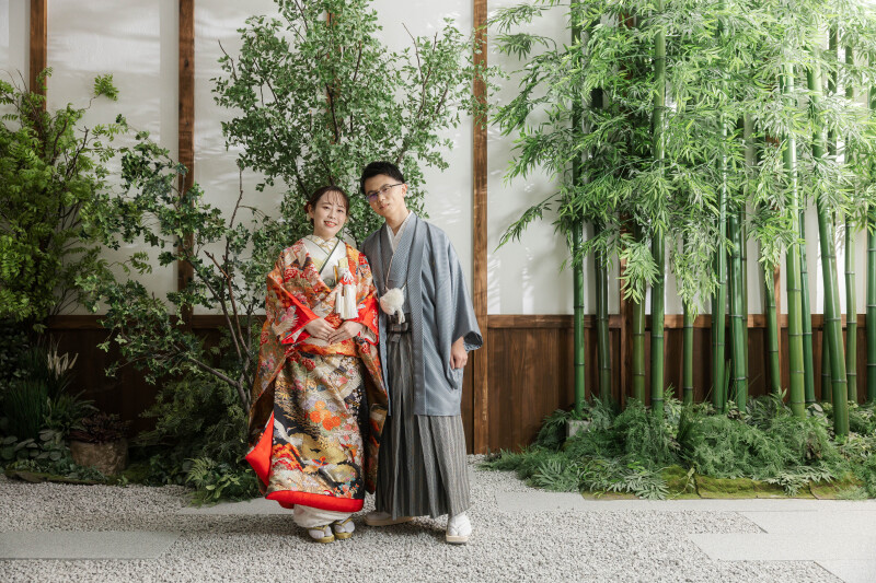 緑いっぱいの屋内庭園スタジオ