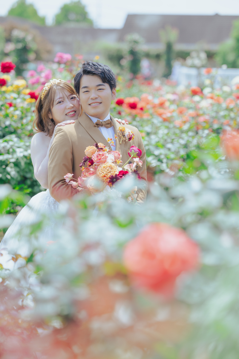 お二人くっついて