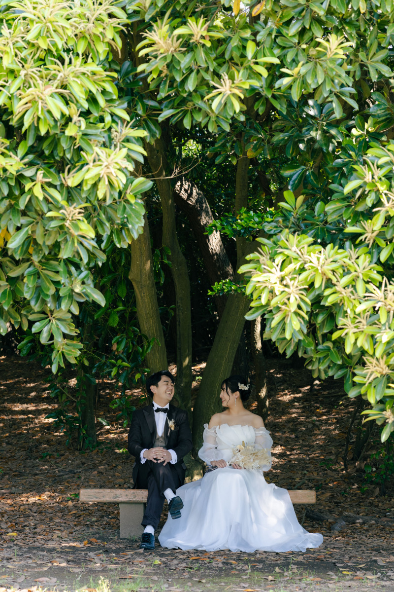 ベンチでゆっくり