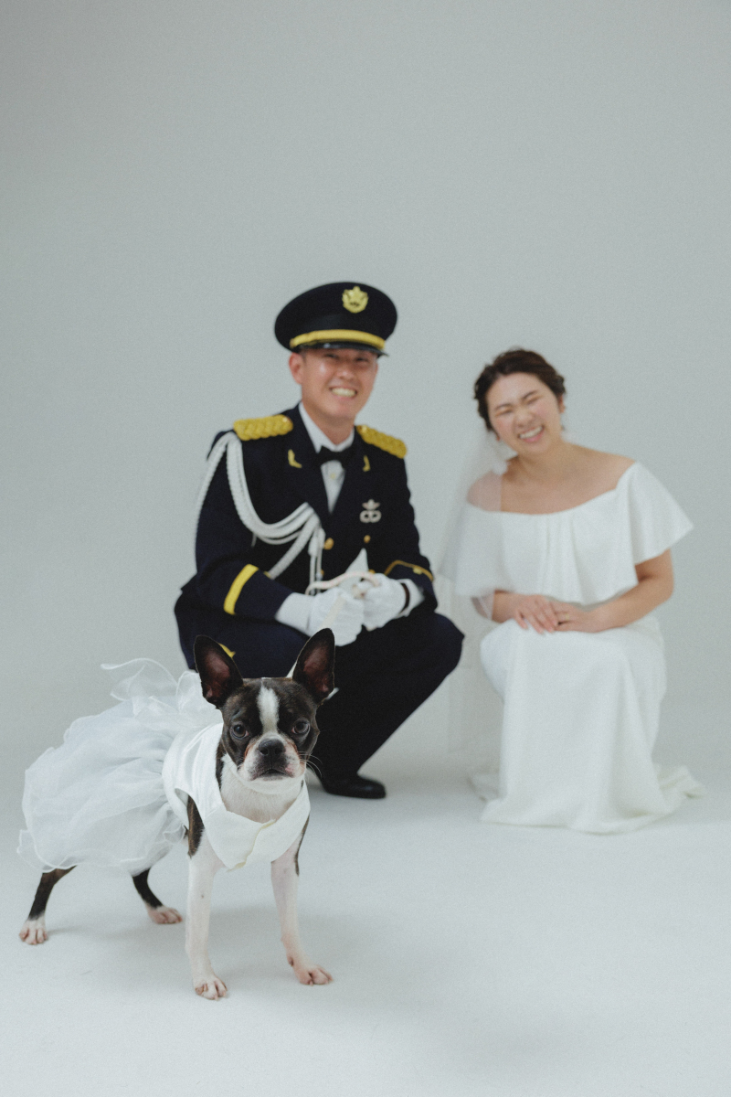 ワンちゃんが見守っていてくれました！