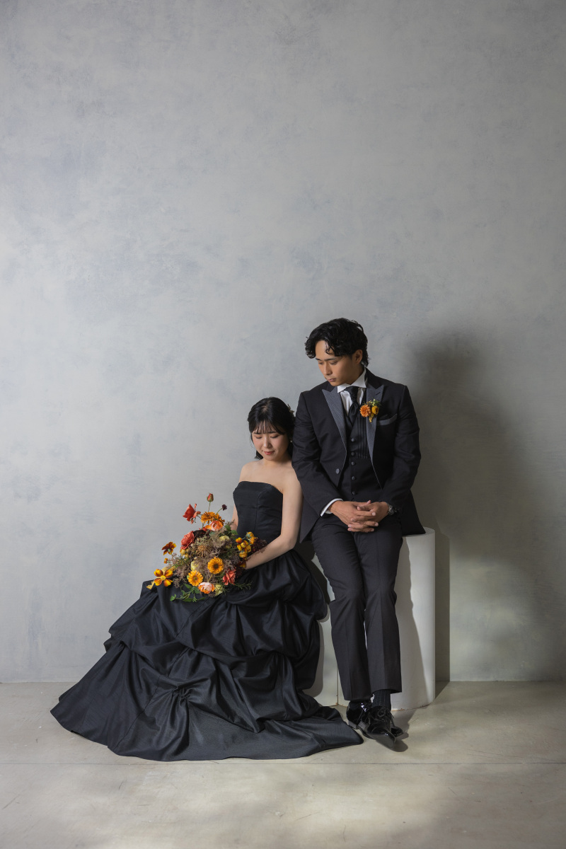 ブラックドレスで大人可愛く♪