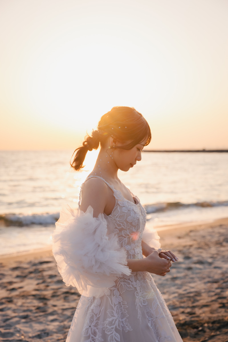 ドレスに着替えて