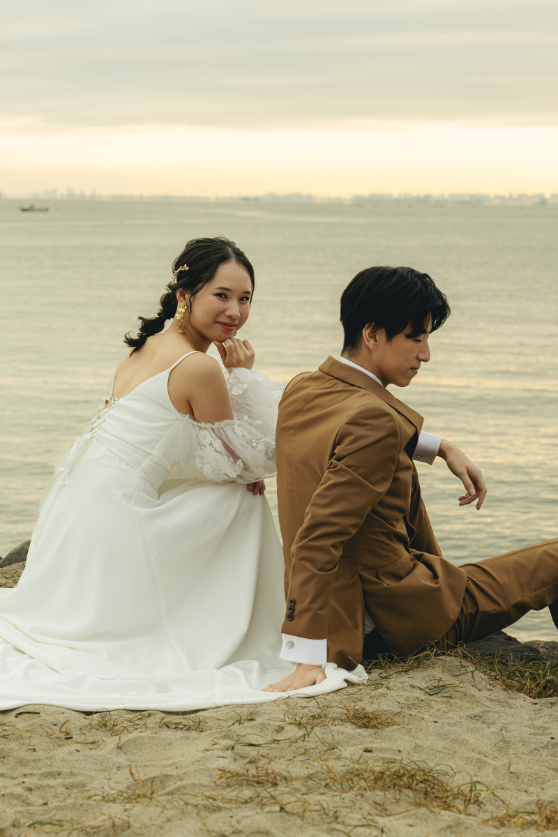 稲毛海浜公園の夕景撮影！