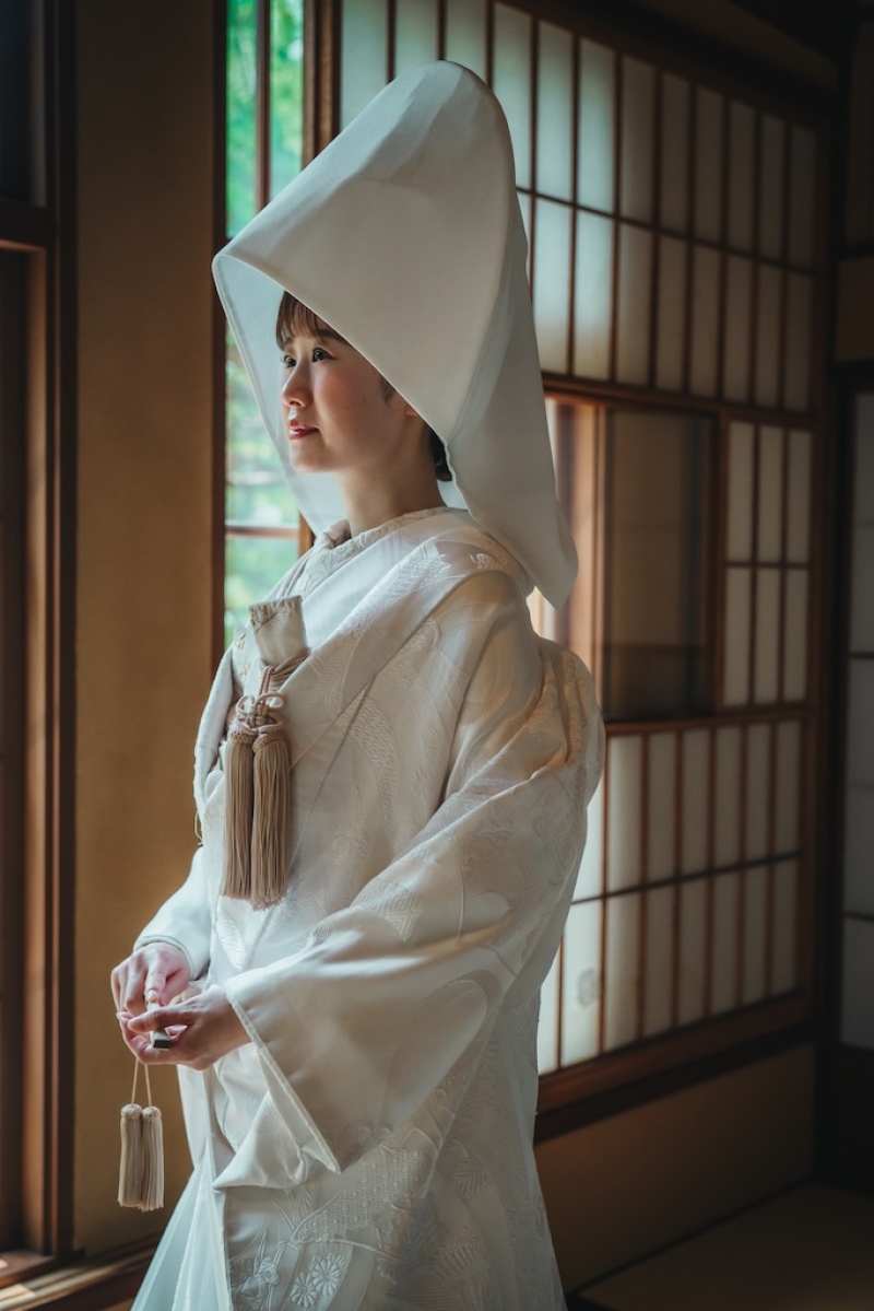 綿帽子をまとって