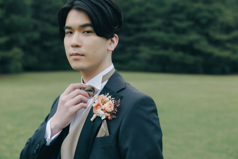 新郎さんソロショット