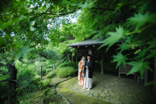 新緑と見浜園撮影！