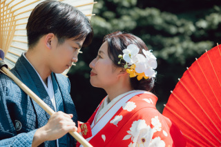 見浜園とハウススタジオで和装2着撮影！