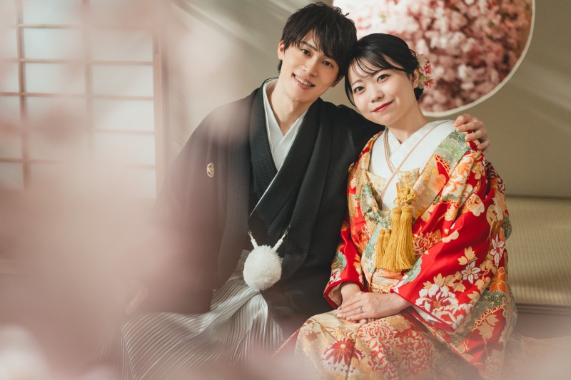 ぎゅっと寄り添って