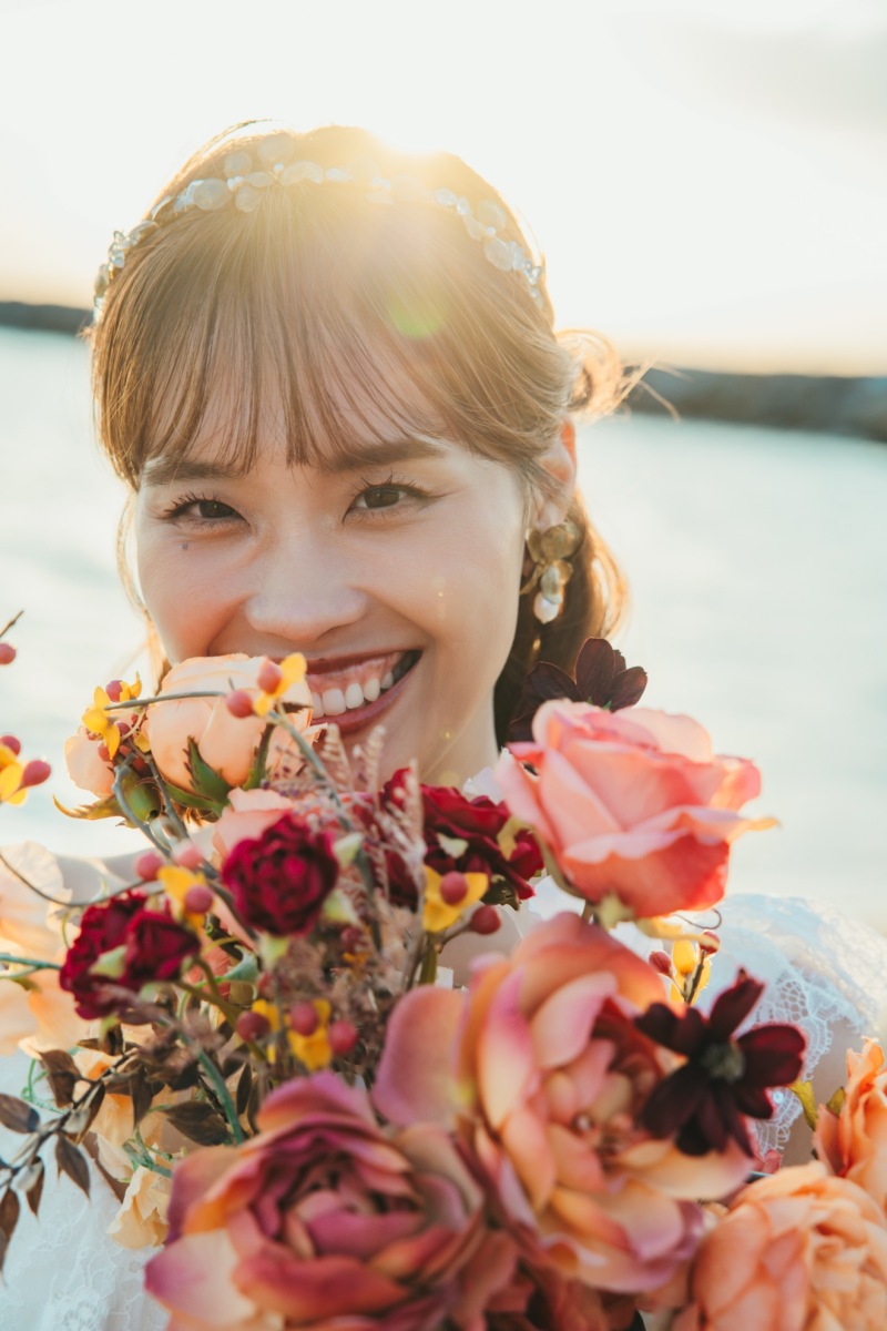 逆光を活かした柔らかいソロカット