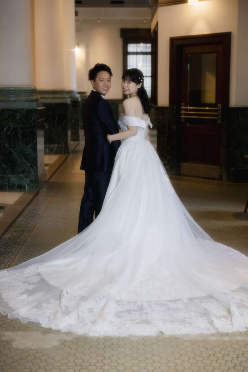 振り返りショット