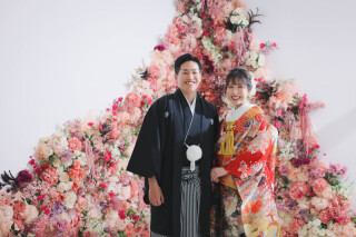 花いっぱいの和装撮影！