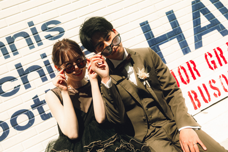 最後はサングラス!