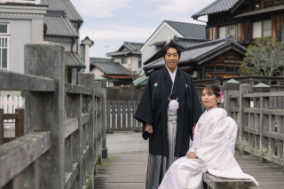 佐原の街並みでお二人らしく