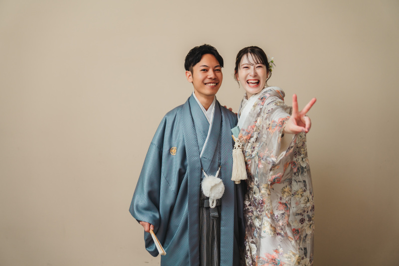 ハッピーな笑顔が素敵な2人♡