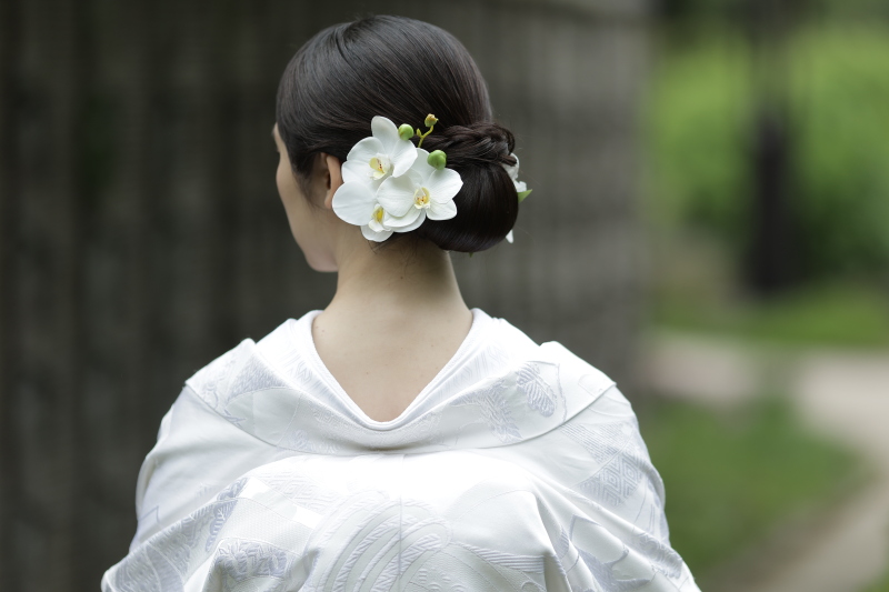 新婦さんのヘアスタイルも残しました!