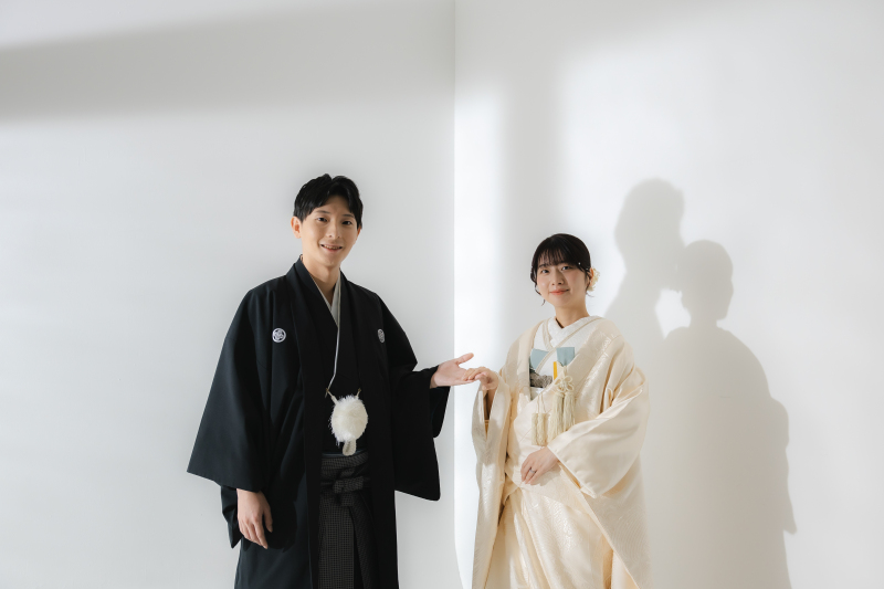 シンプルな白背景も！