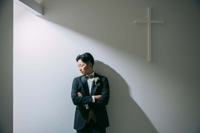 ご新郎様ソロショット
