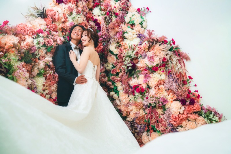 ちゃんとウェディングもしてます！笑