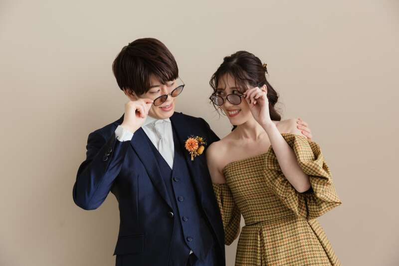 サングラスをかけて、さらにオシャレに