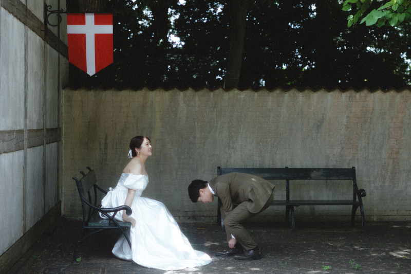 撮影前の緊張感