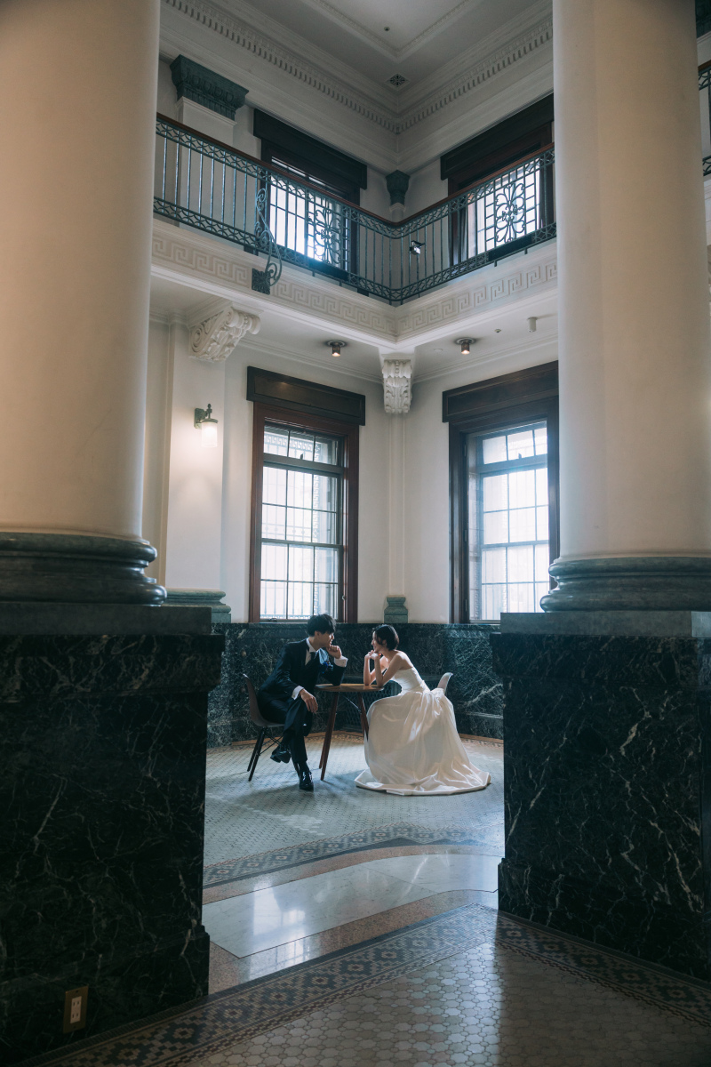 特徴的な内装でクラシカルに撮影！