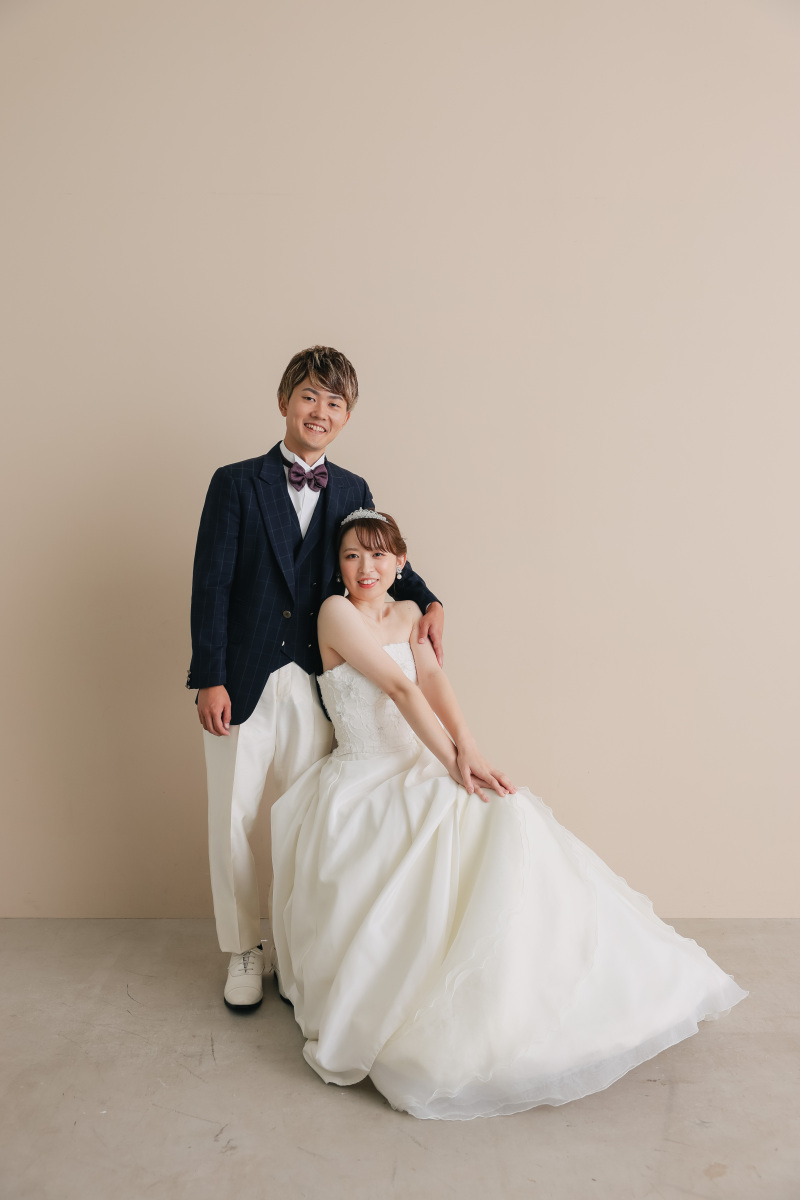 ベージュの壁でシンプルおしゃれに