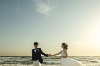 屋内庭園スタジオと稲毛海浜公園ロケーション