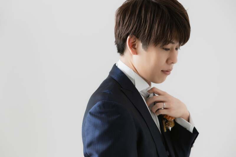 ご新郎様のソロショット