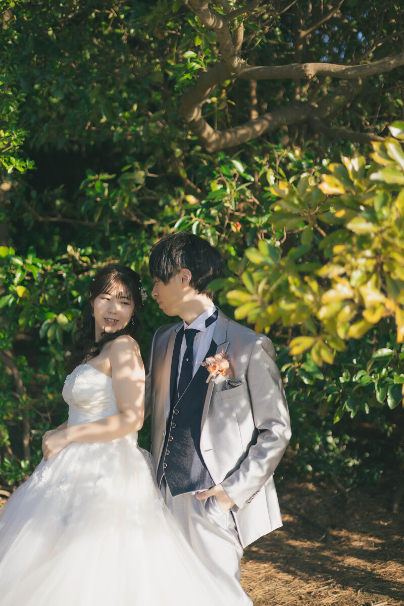 緑に囲まれたお写真も撮れます!