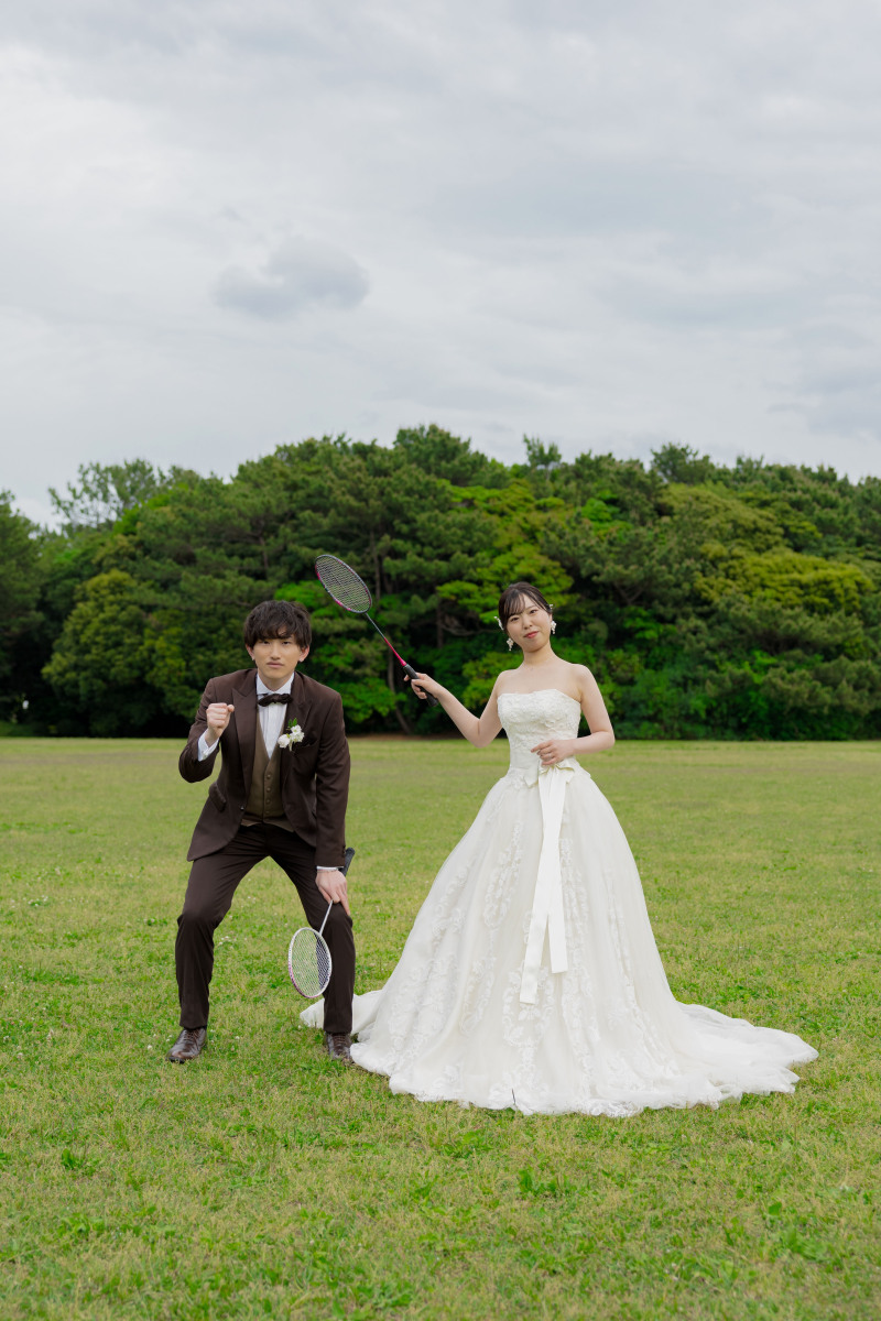 ガッツポーズ？？