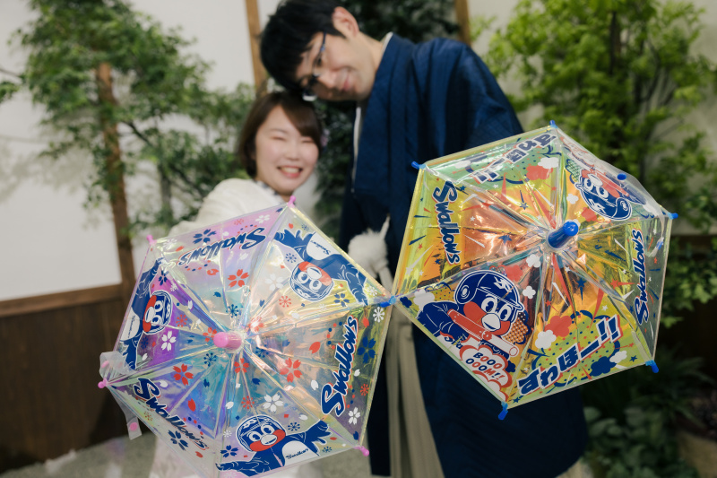 屋内庭園で小物と一緒に♪