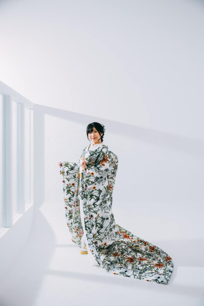 透明感のあるお着物