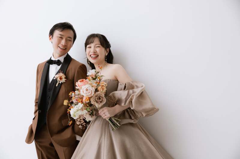 スタジオで3着撮影！