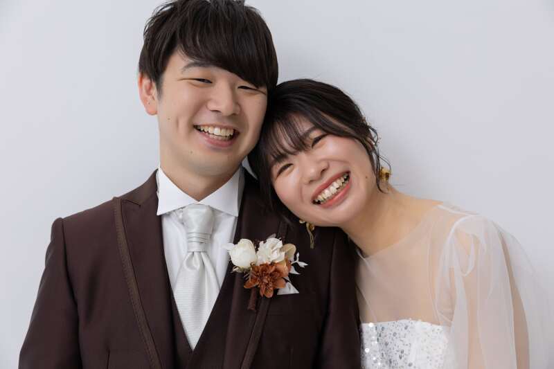 アップで笑顔！