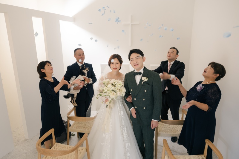 チャペルでお祝い!