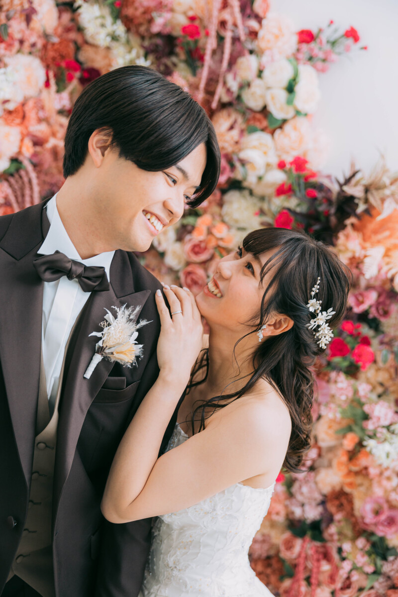 見つめ合いショット