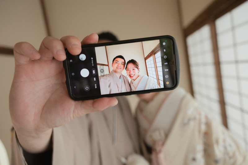 最後は自撮り！