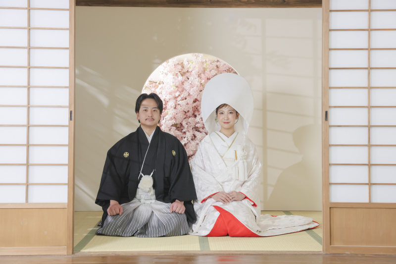 正座。綿帽子バージョン。