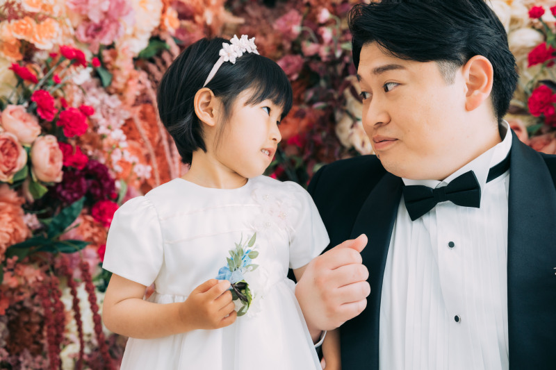 親子ショット 新郎さんVer.
