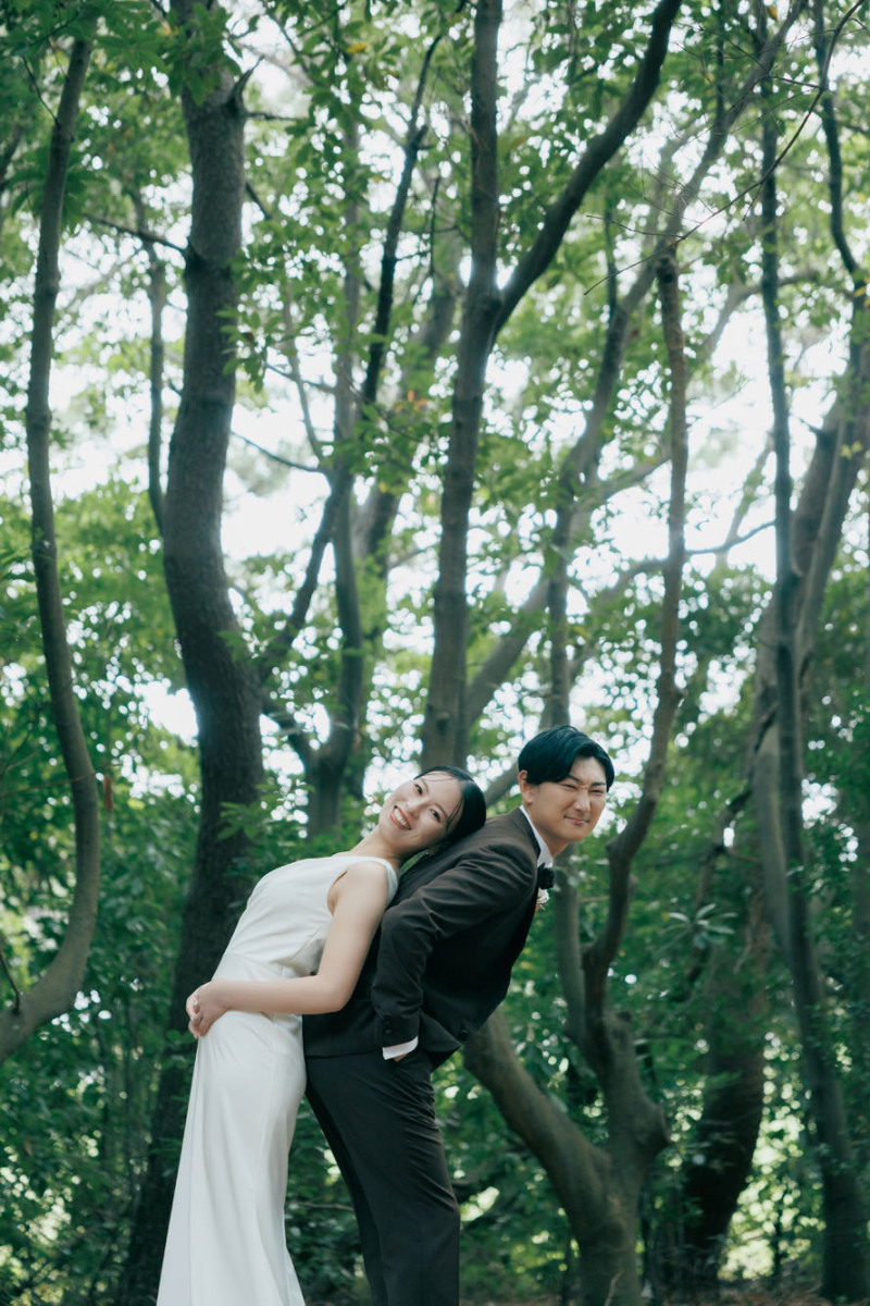 自然豊かな森の中で