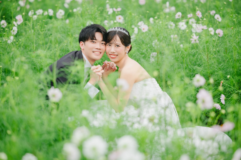 ぎゅっとくっついて