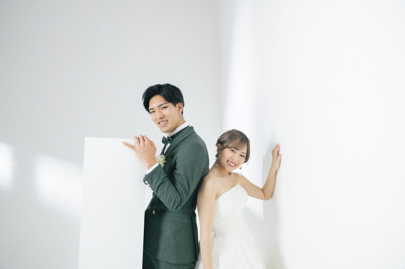 真っ白な背景でシンプルに！