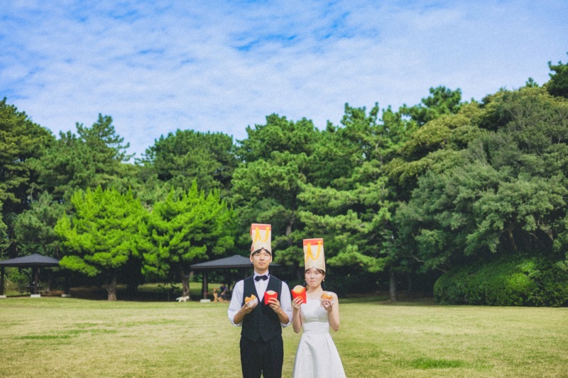 カメラマンの提案で色々撮影♪