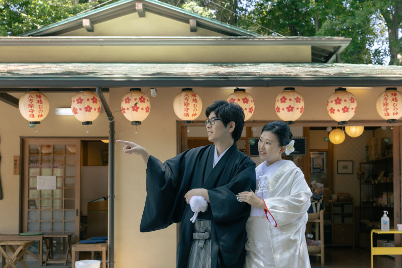 お二人が見つめる先には何がある？？