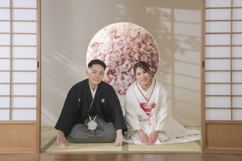 正座ショット。